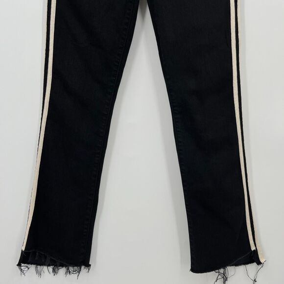 MOTHER Insider Crop Step Fray Jeans in Guilty Racer Size 24, Modern Designer - Picture 7 of 13